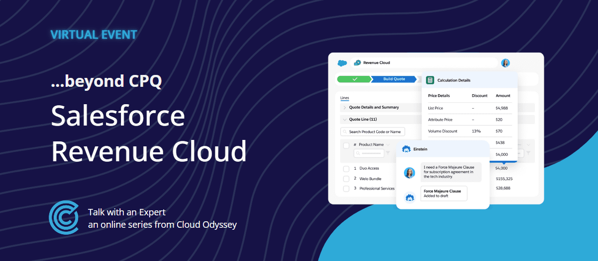 Virtual event: Salesforce Revenue Lifecycle Management