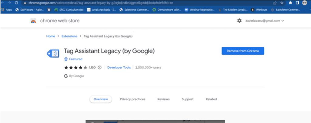 Google Tag Assistant Legacy